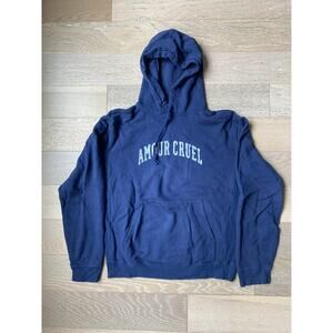 Saint Laurent Amore Cruel Pullover Hoody Mens Size XL